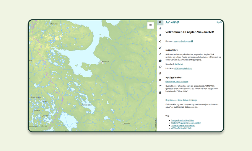 AV-kartet (Gammelt) - UTM32